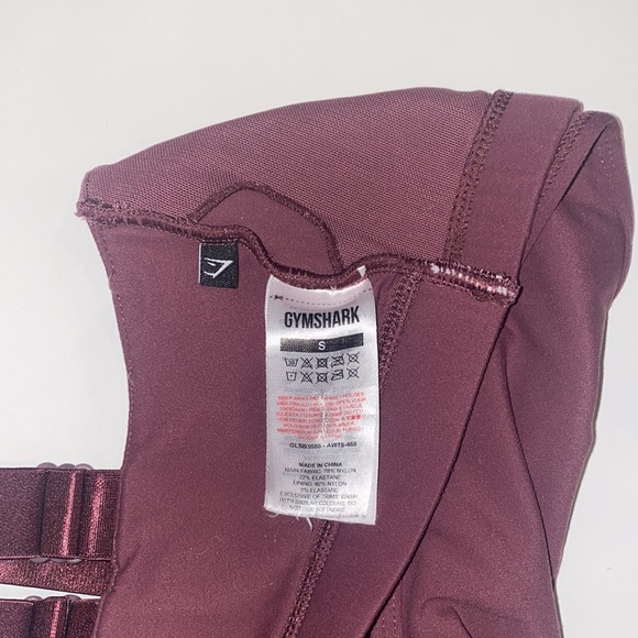 Gymshark Sports Bra in Bordeaux - Picture 3 of 3